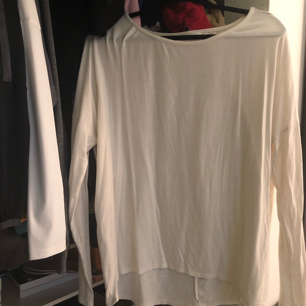 Enti glamour long sleeve drop shoulder top